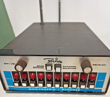 Vintage Regency Motorradio 10 Channel Portable Scanner W/ 2 Antennas PARTS ONLY