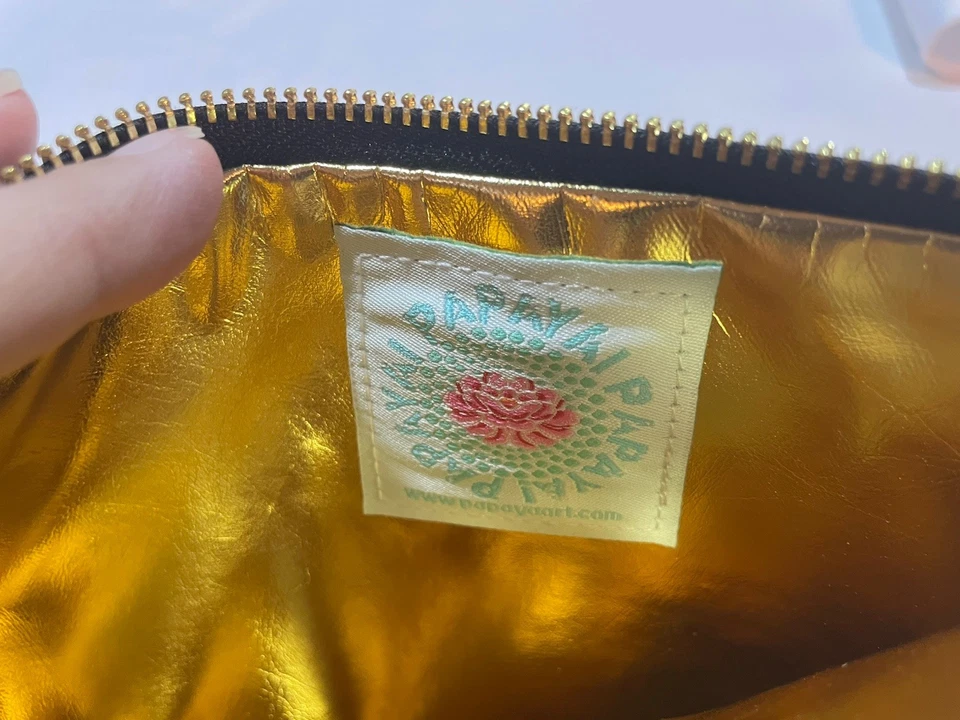 Bolso de Mano Borla Papaya Artístico “Desde el Corazón” ✨NUEVO CON ETIQUETAS✨ TEMP DESCATALOGADO✨ Foto 4 de 4