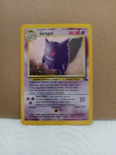 Gengar from the original Fossil expansion of the Pokémon Trading Card Game