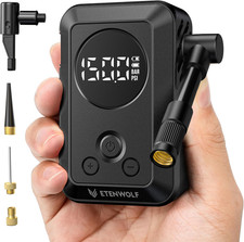 Mini Bike Pump,20S Fast Inflate Bicycle Pump with Guage,150Psi Portable Electric