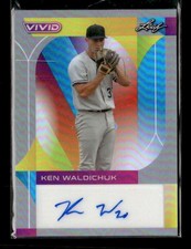 2022 Leaf Vivid #BA-KW2 Ken Waldichuk Gray #/40 Auto