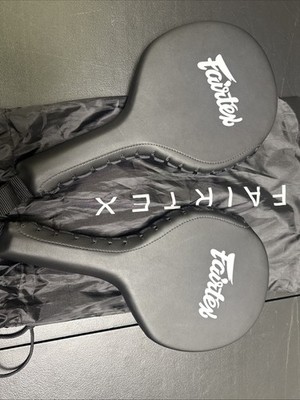 Boxing Paddles Fairtex BXP1 With Bag Focus Mitts Punching Training Muay Thai MMA