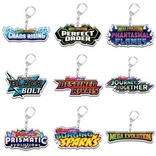 Pokemon Binder Tag Keychains Choose Your Set Custom Collection