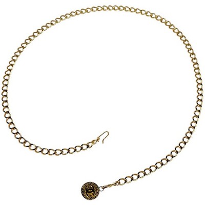Chanel CC Logo Chain Belt Triple Strand Gold Plated CHANEL | Accessories | Sold Chanel Cc Logo Vintage Chain  main image 4