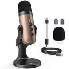 Zealsound Asmr Streaming Microphone, Condenser Microphone For Iphone, Usb Micro