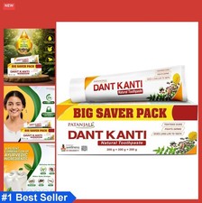 Herbal Toothpaste Natural Neem Tulsi Clove 600g 3 Pack Oral Care Gum Health