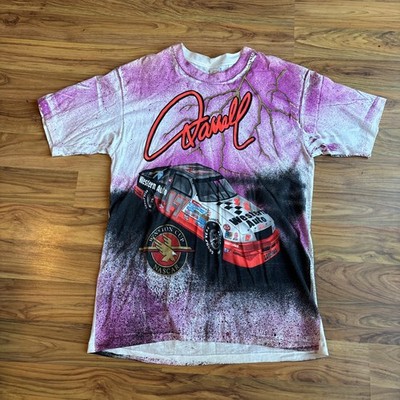 Darrell Waltrip #17 Rolling Thunder Racing T Shirt XL 90s NASCAR All Over Print
