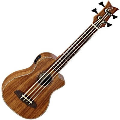 Ortega CAIMAN-BS-GB Lizard Bass-Ukulele inkl. Gigbag | Neu
