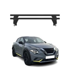 Menabo Dachträger Grundtäger für Nissan Juke 2019-2026 50kg Alu Schwarz 2 tlg
