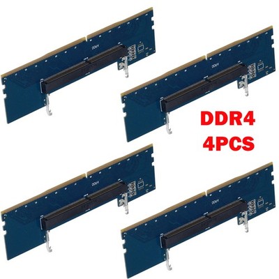 4Pcs Laptop DDR4 RAM to Desktop Adapter Card Memory Tester SO DIMM to DDR4 NEW