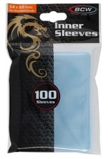 (1000) BCW Manicotti Penny per Carte Interne Morbide Regolari Perfetta Vestibilità Pokemon, Manicotto MTG