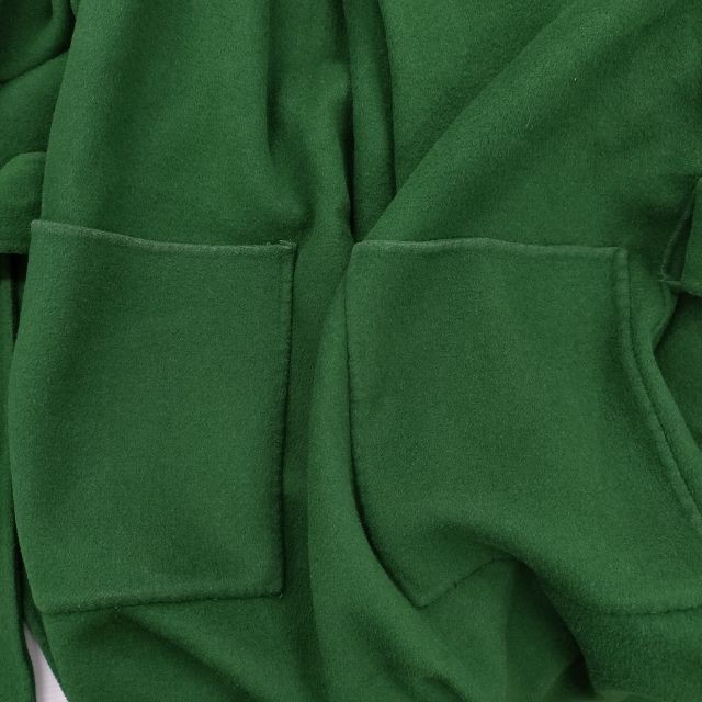 Ameri VINTAGE S Green Stand Collar Scarf Coat wit… - image 10