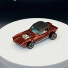 Vintage Hot Wheels Redline Python Red HK White Interior - Good Condition