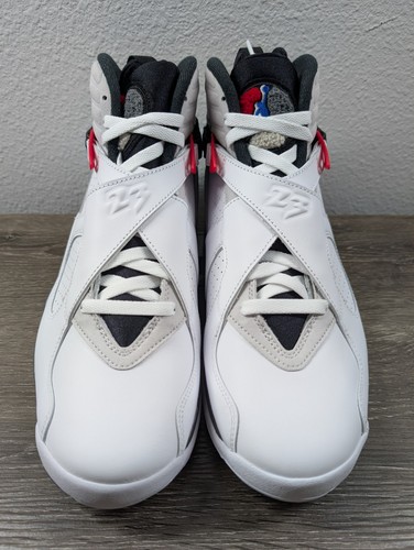 2025 Nike Air Jordan 8 Retro White and True Red Bugs Bunny 305381-100 Größe 11 - Bild 5 von 13