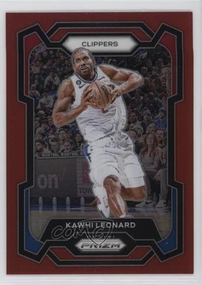 2023-24 Panini Prizm Red Prizm 180/299 Kawhi Leonard #4 1br4