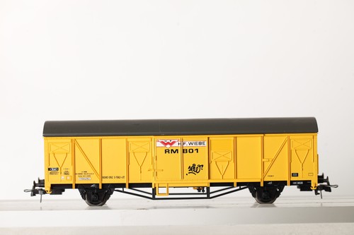 Roco H0 Bahndienstwagen Gls 205 RM 801  6080 092 3 592 Firma Wiebe gelb (352720) | Condition: Gebraucht