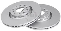 2X A.B.S. 16930 Bremsscheibe FüR Audi Seat Skoda VW