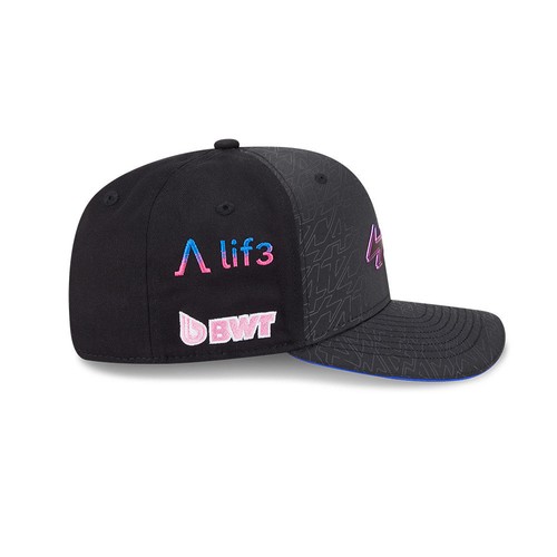 Alpine F1 Team 2025 Vegas Pierre Gasly 9Seventy Cap Stretch Snap Adults - Black - Picture 4 of 7