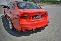 Maxton Design Diffusor Flaps Passend FüR BMW M3 F80 Schwarz Hochglanz