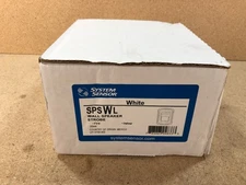 System Sensor SPSWL Wall Mount Speaker Strobe - Clear Lens, White