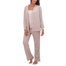 Live 2 Lounge Women's 3-piece Lounge Set, Tan Medium