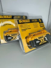FOR  2pk DEWA Battery 20V 5.0Ah MAX XR Li-ion Power Tool Battery DCB205