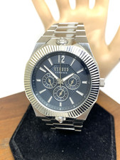 Versus by Versace Men's Watch VSP1P1921 Quartz Blue Gray Dial Silver Steel 42mm