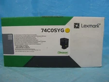 GENUINE LEXMARK 74C0SYG YELLOW TONER CARTRIDGE CS720 CS725 - NEW