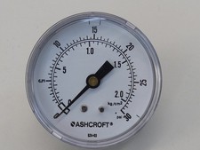 Ashcroft 25W1005-H-02B-30 Gauge 2-1/2" 0 - 30 PSI 1/4" NPT Back Connection -...
