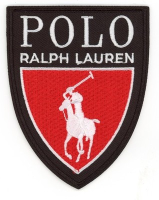 Polo Ralph Lauren Flag Patch Iron-On Sew-On Vintage Style USA Heritage Applique