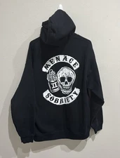 ASSHOLES*S Men's Live Forever Pullover Hoodie Sweatshirt Size L