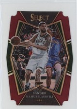 2021 Select Premier Level Maroon Prizm Die-Cut /175 Sandro Mamukelashvili 1e6a