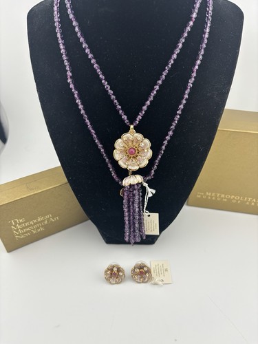 Metropolitan Museum of Art Halskette und Ohrringe / Neu mit Etikett / Russian Imperial - Bild 1 von 12