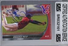 CAS Certified 2004 Vancouver Canadians Team Issue Gregorio Petit Sealed Auto 0l1