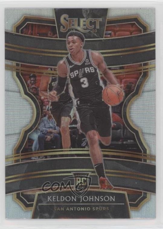 2019-20 Panini Select Concourse Silver Prizm Keldon Johnson #45 0y59