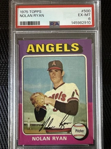 1975 Topps - Nolan Ryan #500 PSA 6 🔥 🔥
