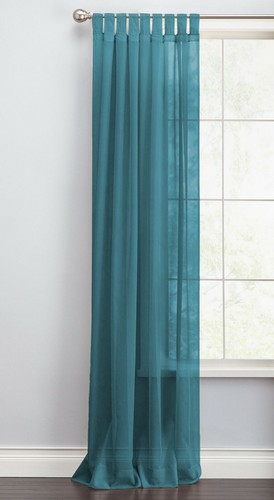 Clearance Cheap Single Plain Tab-Top Voile Net Curtain Sheer Panel-Free Postage - Picture 17 of 31