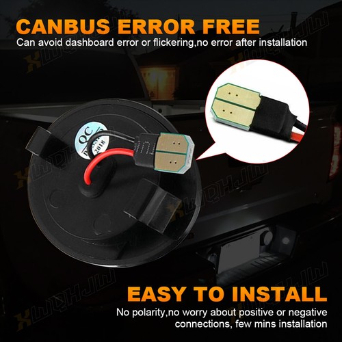 LED LICENSE PLATE LIGHT REAR BUMPER TAG ASSEMBLY LAMP FOR FORD F150 F250 F350 - Imagen 7 de 9