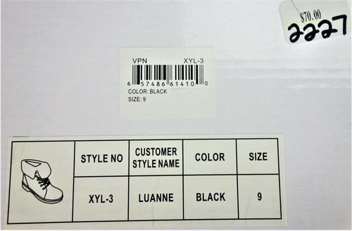 Sz 9 Olivia Miller Luanne 105469 Black PU Ankle Boot Faux Fur Fold Down Snap - Picture 8 of 8