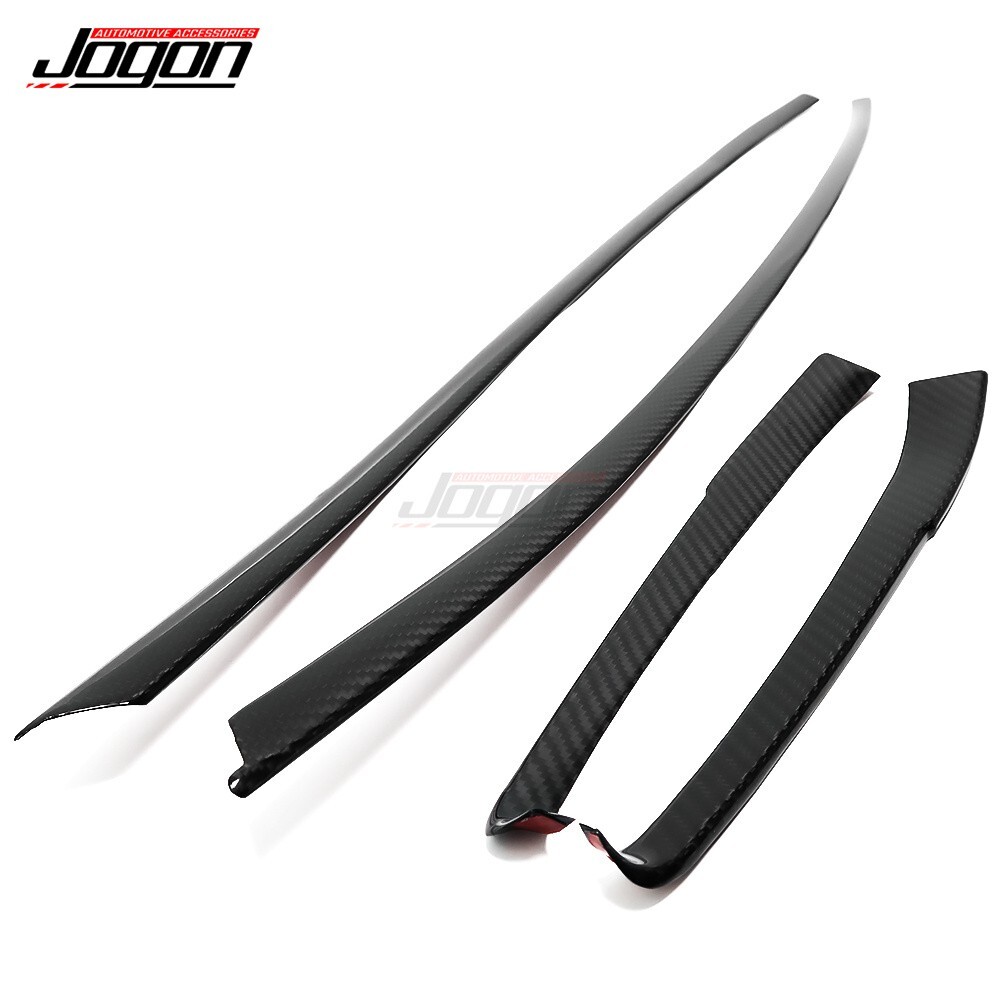 Carbon Side Window Sill Molding Trim For C8 Corvette Stingray Coupe Z51 Z06 20+ - Picture 6 of 11