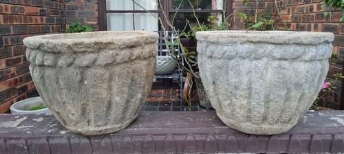 Vintage Concrete Pots