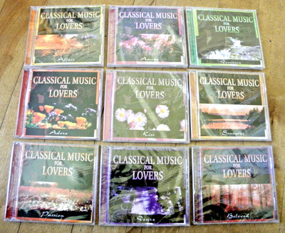 9  Classical Music For Lovers CD's Direct Source 8 NEW-1 Like New