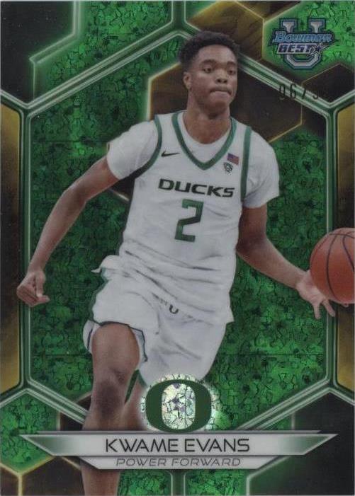 2023-24 Bowman University Best - Kj Evans #68 - 1 of 2
