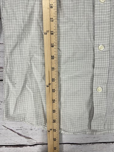 Camicia da uomo Goodfellow & Co taglia M aderente slim abbottonata grigio a quadretti - Foto 5 di 6