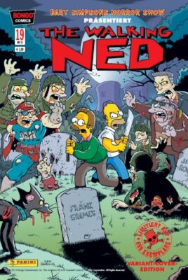 Bart SIMPSONS Horror Show #19 VARIANT lim.888 Ex. COMIC ACTION 2015 Walking Dead