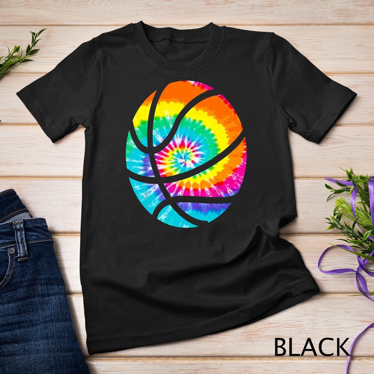 Basketball Tie Dye Shirt Rainbow Trippy Hippy Hippie Vintage Basketball Tie Dye Shirt Rainbow Trippy Hippy Hippie Vintage