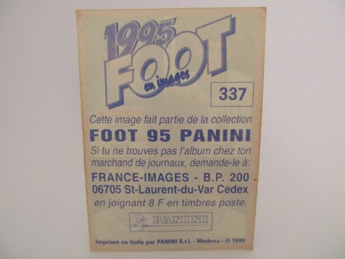 Sticker PANINI FOOT 1995 N°337 Chateauroux Bossis Maharzy Roux Garrault - Picture 2 of 2