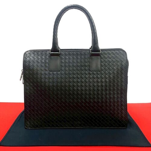 BOTTEGA VENETA INTRECCIATO Business bag leather black 96716