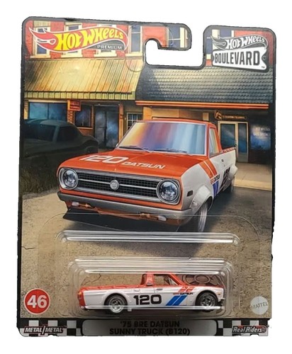 HOT WHEELS '75 DATSUN SUNNY TRUCK JAPAN HISTORICS 3 W/#93 DATSUN
