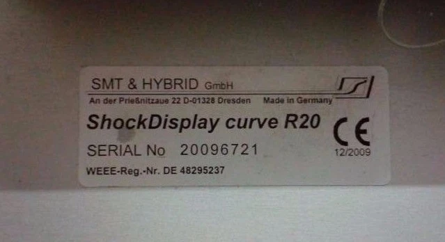 Moni Log Shock Display Curve R20 Transportation Vibration Logger - Image 2 of 4